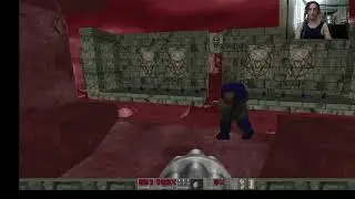 doom 2 wad- labyrinth of the aku - level 1 the flesh temple (2022 version)