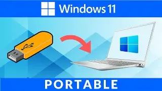 ⚡ Install Windows 11 on your USB MEMORY | PORTABLE | Launches on ANY MACHINE