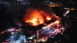 SAKARYADA ALEVLER GECEYİ AYDINLATTI