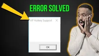 How To Fix HP Hotkey Support Error | HP Hotkey Support Blank Popup l HP Solve hotkey support Problem