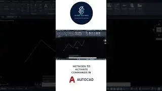 Activate AutoCAD Commands in Different Ways - Learn AutoCAD in One Minute 