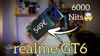 TENGO el realme GT6 Review del FLAGSHIP KILLER ! como brilla ! 6000 NITS