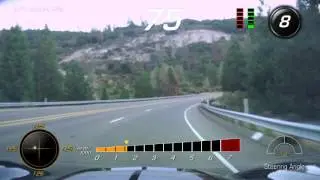 Driving to the observatory in my C7 Corvette