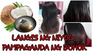 LANGIS NG NIYOG, PAMPAGANDA NG BUHOK