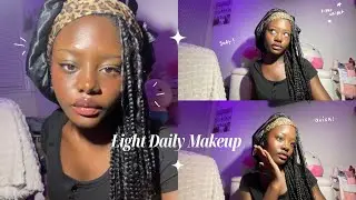 Light Daily Makeup | for school, work, etc!