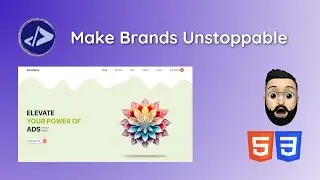 Make Brands Unstoppable | Customized Dev | Create an Advertisement Brand Website using HTML & CSS