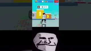 2000 IQ (Roblox) (trollfacememe) #shorts #roblox #trollface #trollfacememe