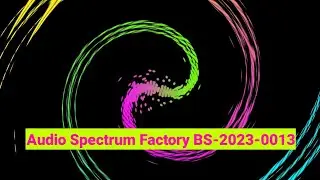 Audio Spectrum Black Screen Design By Adobe After Effects 2023