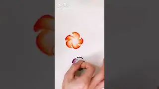 Satisfying Art Tutorial 😍 Vidéo#Shorts