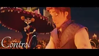 Non/Disney Crossover- Control, Flynn Rider/La Muerte