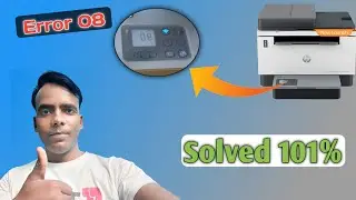 Hp Printer Error 08 | Hp MFP 2606 Laser Printer | Hp MFP laser printer error 08