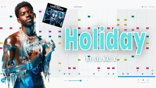 Holiday by Lil Nas X on Song Maker - Chrome Music Lab (FULL SONG)