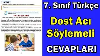 7. Sınıf Dost Acı Söylemeli Cevapları