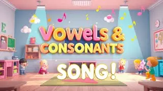 A E I O U! | Vowels and Consonants Song for Kids 🎵