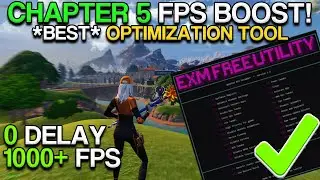 *ULTIMATE* Fortnite CHAPTER 5 Fps Boost Tool🔧(Boost Fps, Lower Input Delay & Latency)