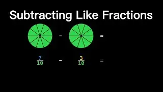 Subtracting Like Fraction