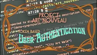 Art Nouveau Project - ReactJS Client - User Authentication