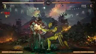 Cyrax/Shujinko 90% Combo vs Ermac MK1