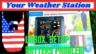 La Crosse Wind Speed Weather Station: Unbox, Setup, and Battery Problems Solved