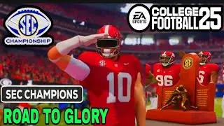 COLLEGE FOOTBALL 25 ( ROAD TO GLORY ) SOPHOMORE YEAR | IRON BOWL, SEC CHAMPIONSHIP | GAMEPLAY