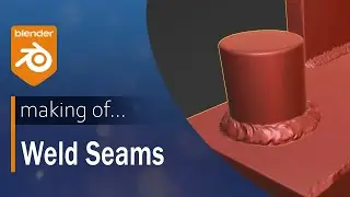 How to Model Weld Seams: Blender Sculpting