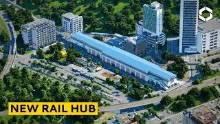 I Finally Gave High-Speed Trains Their Own Station — Cities Skylines 2