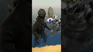 e o TUBARÃO do godzilla [SFM] #viralshort #fypviral #fypシ