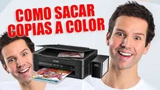 How to make a color photocopy with an Epson L220 | How to make a color copy with an Epson L220