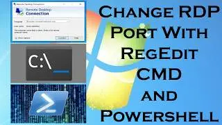 Change Windows RDP Remote Desktop Port with CMD and PowerShell
