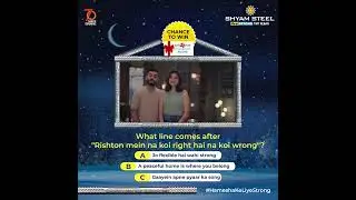 Virushka TVC Contest By @ShyamSteelIndia