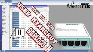 setting MikroTik user logo H tersangkut di host hotspot tidak bisa login voucher wifi