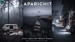 How to edit winters fog photography | winter preset lightroom | cool winter preset lightroom