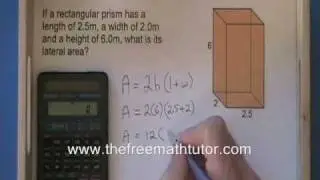 Lateral Area of a Rectangular Prism
