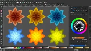 How to Draw in Inkscape • Draw Flowers • Inkscape Tutorial