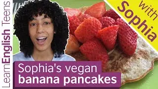 Sophia's vegan banana pancakes