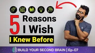 5 Reasons of Making Notes(7/10) - Build Your Second Brain(BYSB) #secondbrain