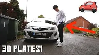 FITTING 3D NUMBERPLATES TO MY CAR! 😱
