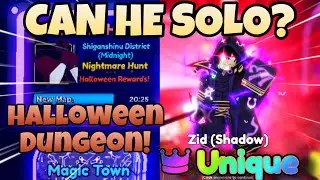 CAN UNIQUE CID (SHADOW) SOLO THE NEW HALLOWEEN DUNGEON ON ANIME ADVENTURES?