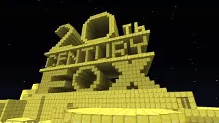 20th Century FOX intro in Minecraft