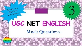 PYQ 3| UGC net english literature| Ugc net english previous year questions| ugc net english #tetlm