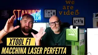 XTOOL F1: MACCHINA LASER PERFETTA!