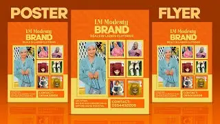 Design a Stunning Clothing Business Flyer/Banner in Photoshop