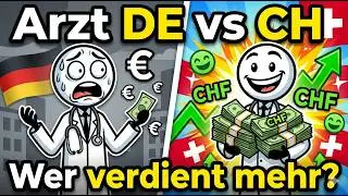Doctor salary comparison Germany vs Switzerland