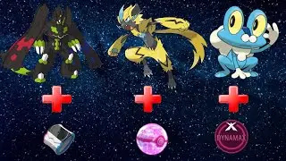 What if zeraora & frogi Gigantamax evolution form|🤩Genesect Gigantamax mue  #pokemon #viral #fusion
