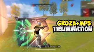 GROZA + MP5 | 11 ELIMINATIONS | INSANE MATCH 🔥 | GODSO FF