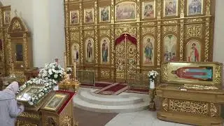 Божественная Литургия в Неделю 7-ю по Пасхе, святых 318 богоносных отцов Первого Вселенского Собора.