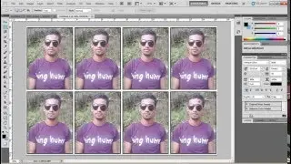Creating Passport Size photo in Photoshop cs5.