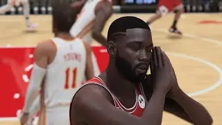BULLS AT HAWKS