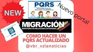 Como hacer un PQRS, En pagina nueva de migracion colombia.