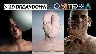 ᛞ 3D Breakdown | Process of Motion Advert (C4D, Houdini, Arnold, Turbulence FD, X-Particles)